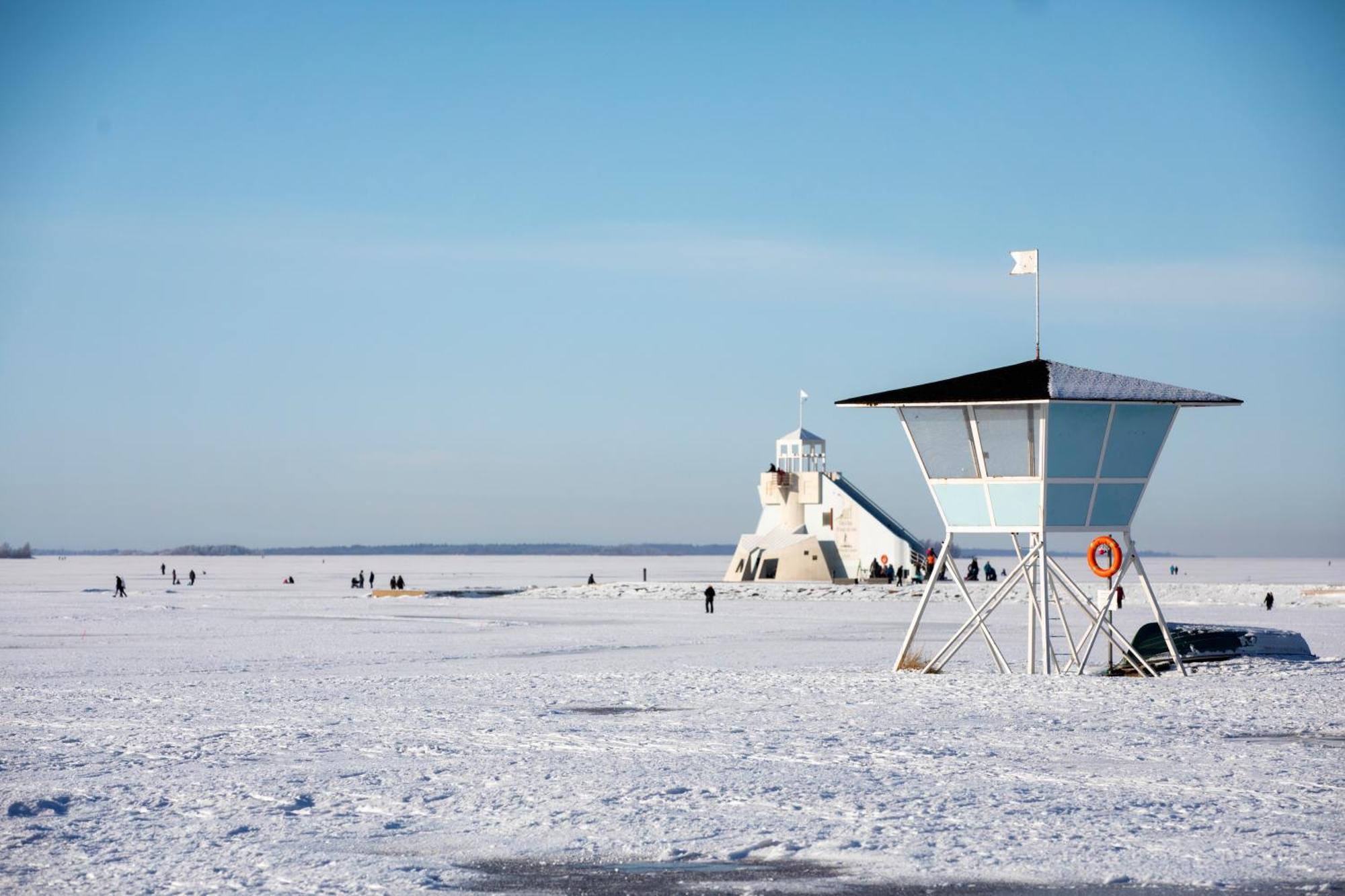 Nallikari Seaside Aalto Apartments Оулу Экстерьер фото